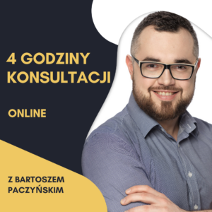Konsultacja online z Bartoszem Paczyńskim - 4 godziny